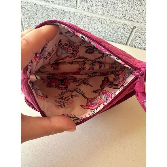 Vera Bradley Velvet Majestic Magenta Makeup Accessory Case - Picture 5 of 5